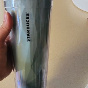 Starbucks baby blue tumbler